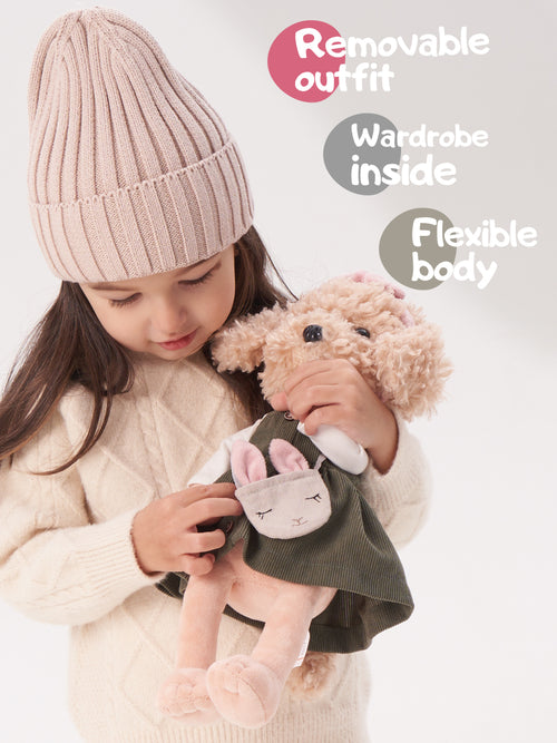 Plush toy, Lucky Doggy - Lucky Fendi: Paris Travel (38cm)